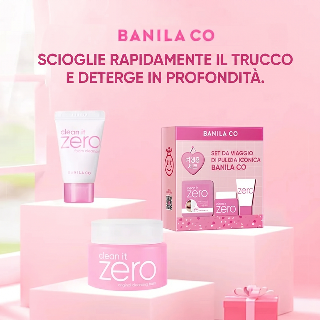 Banila Co – Clean It Zero Iconic Cleansing Travel Set (3 pezzi)