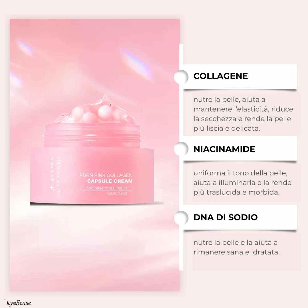 Crema al collagene in capsule