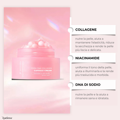 Crema al collagene in capsule