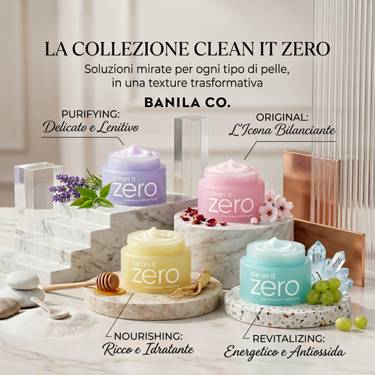 La Collezione Completa Clean It Zero di Banila Co. (4 Prodotti + 3 Omaggi)