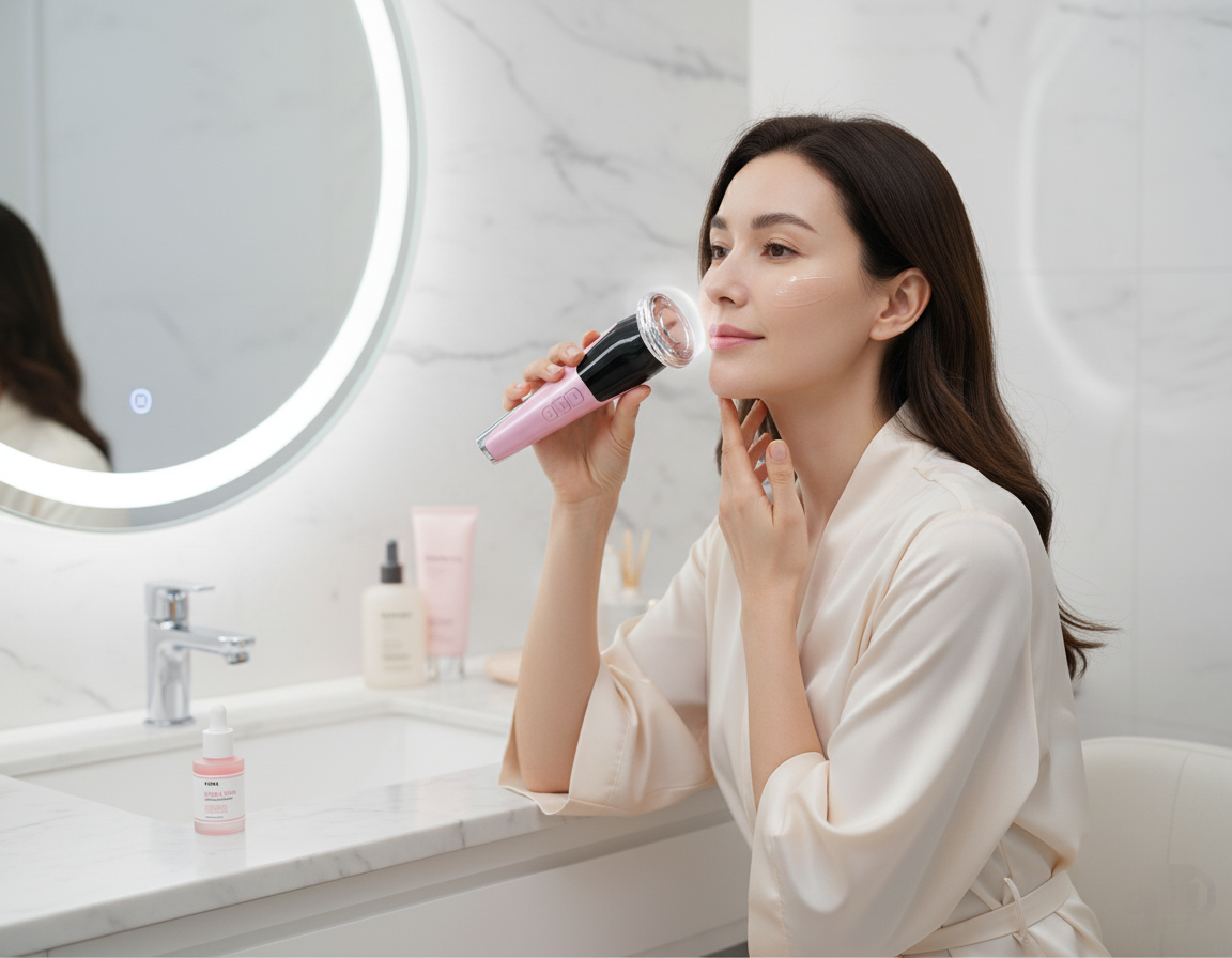 Massaggiatore Viso ad Ultrasuoni SonicLift – Effetto Lifting e Anti-Età