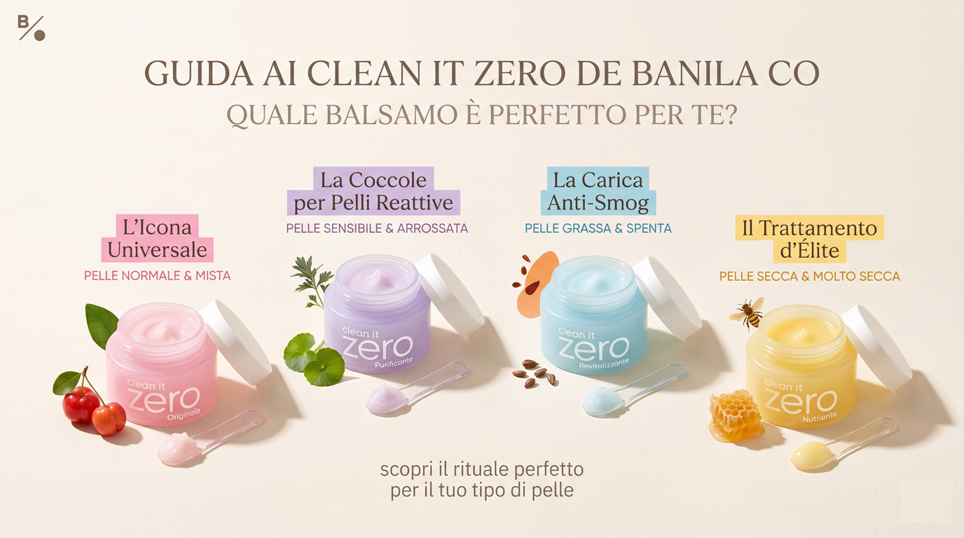 BANILA CO Clean It Zero Purificante - Balsamo Detergente Coreano Ipoallergenico con 7 Erbe Botaniche, 25ml - Formato Viaggio