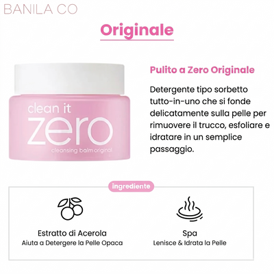 BANILA CO - Clean It Zero Original - Balsamo Detergente formato viaggio (25ml)